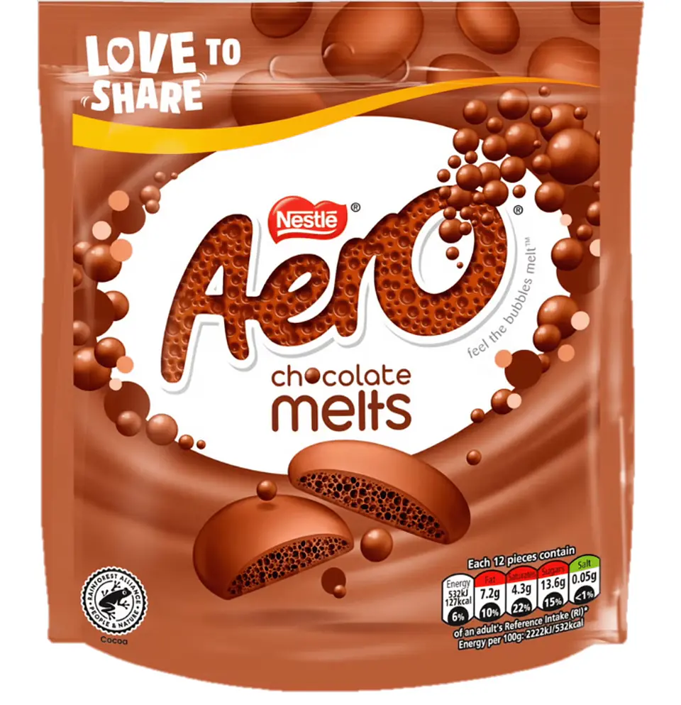 Chocolate Nestle Aero Melts 1