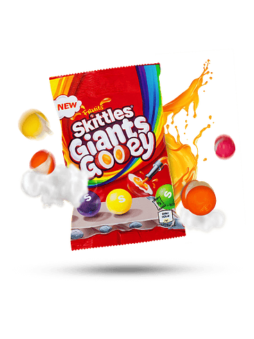 CARAMELOS GIGANTES SKITTLES FRUITS GIANT GOOEY 2