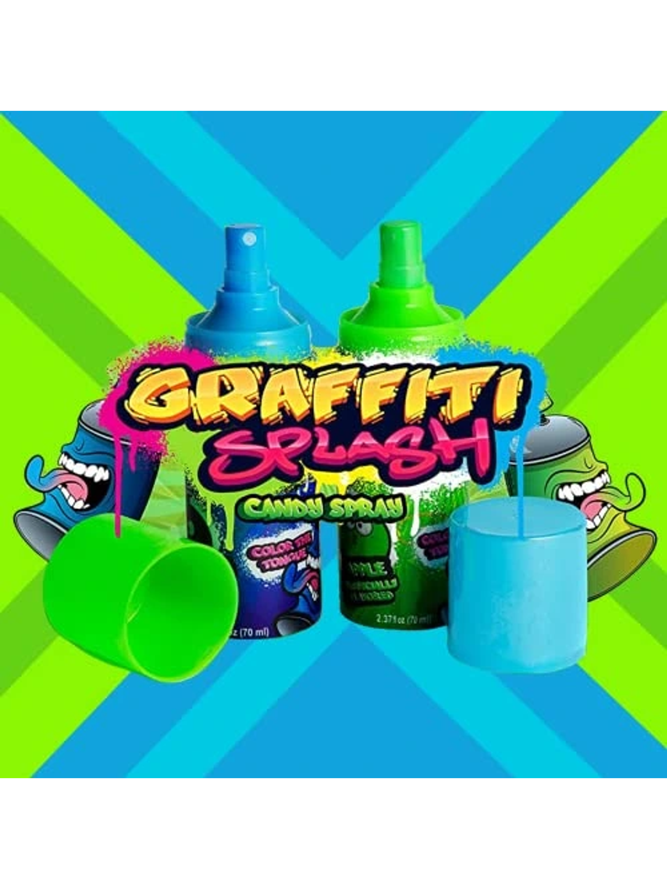 Graffiti Spray Pintalenguas Con Caramelo Liquido  70 Ml 2