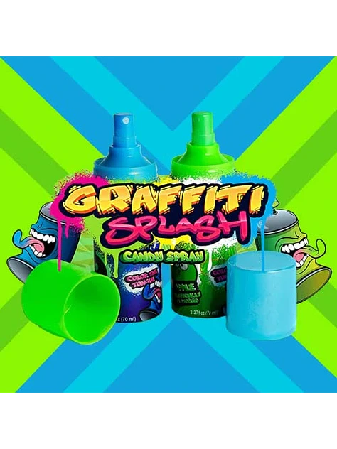 Graffiti Spray Pintalenguas Con Caramelo Liquido  70 Ml 2