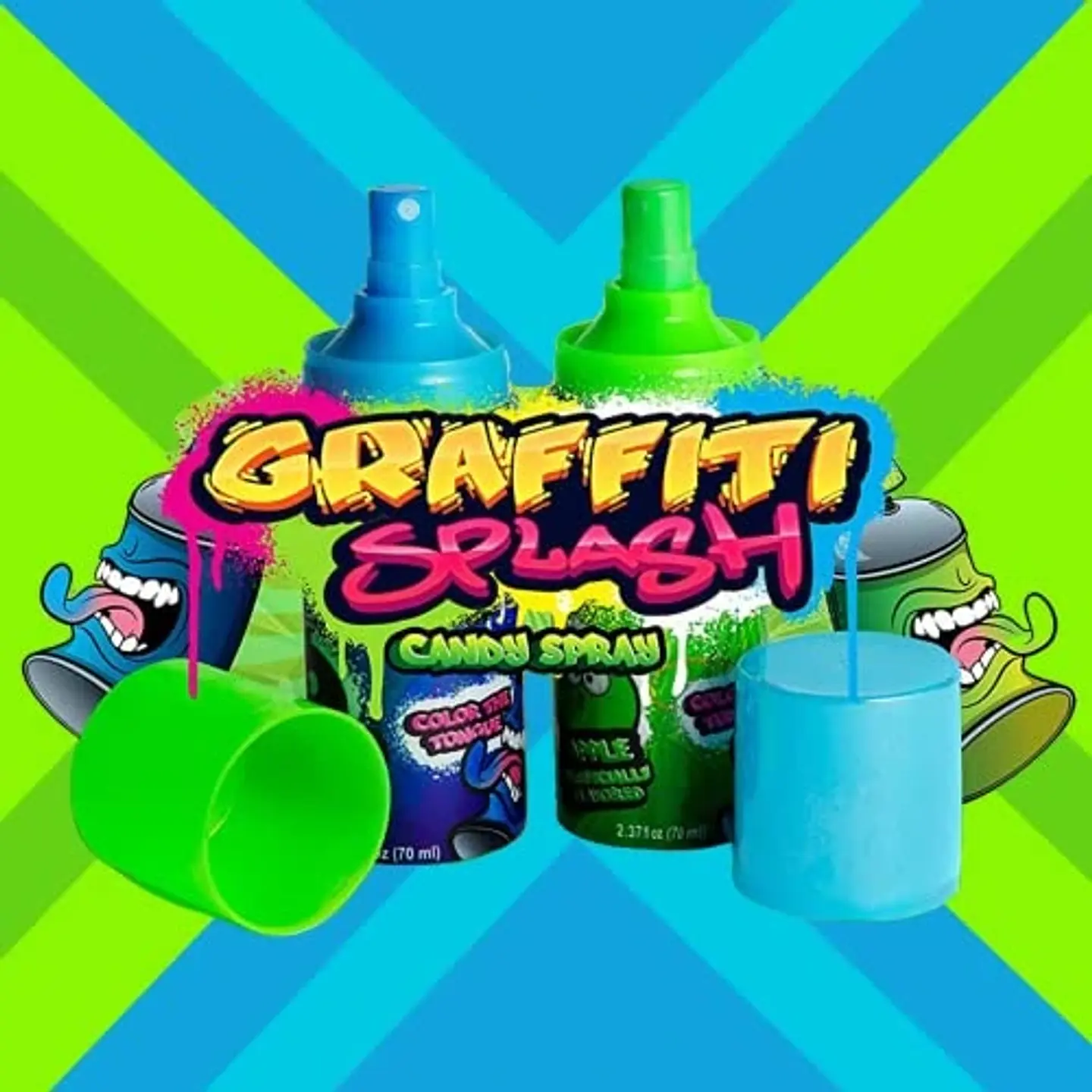 Graffiti Spray Pintalenguas Con Caramelo Liquido  70 Ml 2