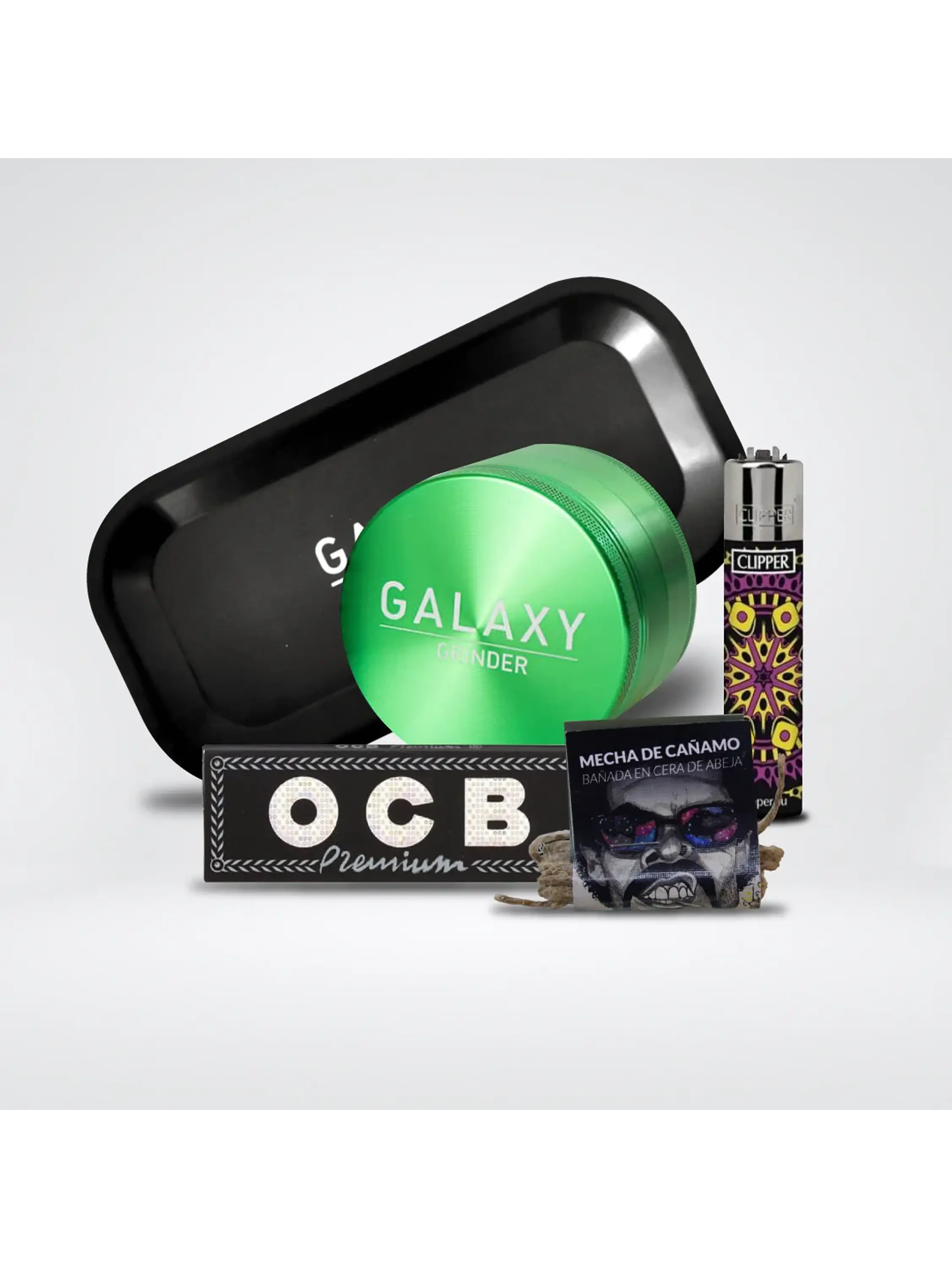 Pack Moledor Aluminio Green 55Mm - Galaxy 1