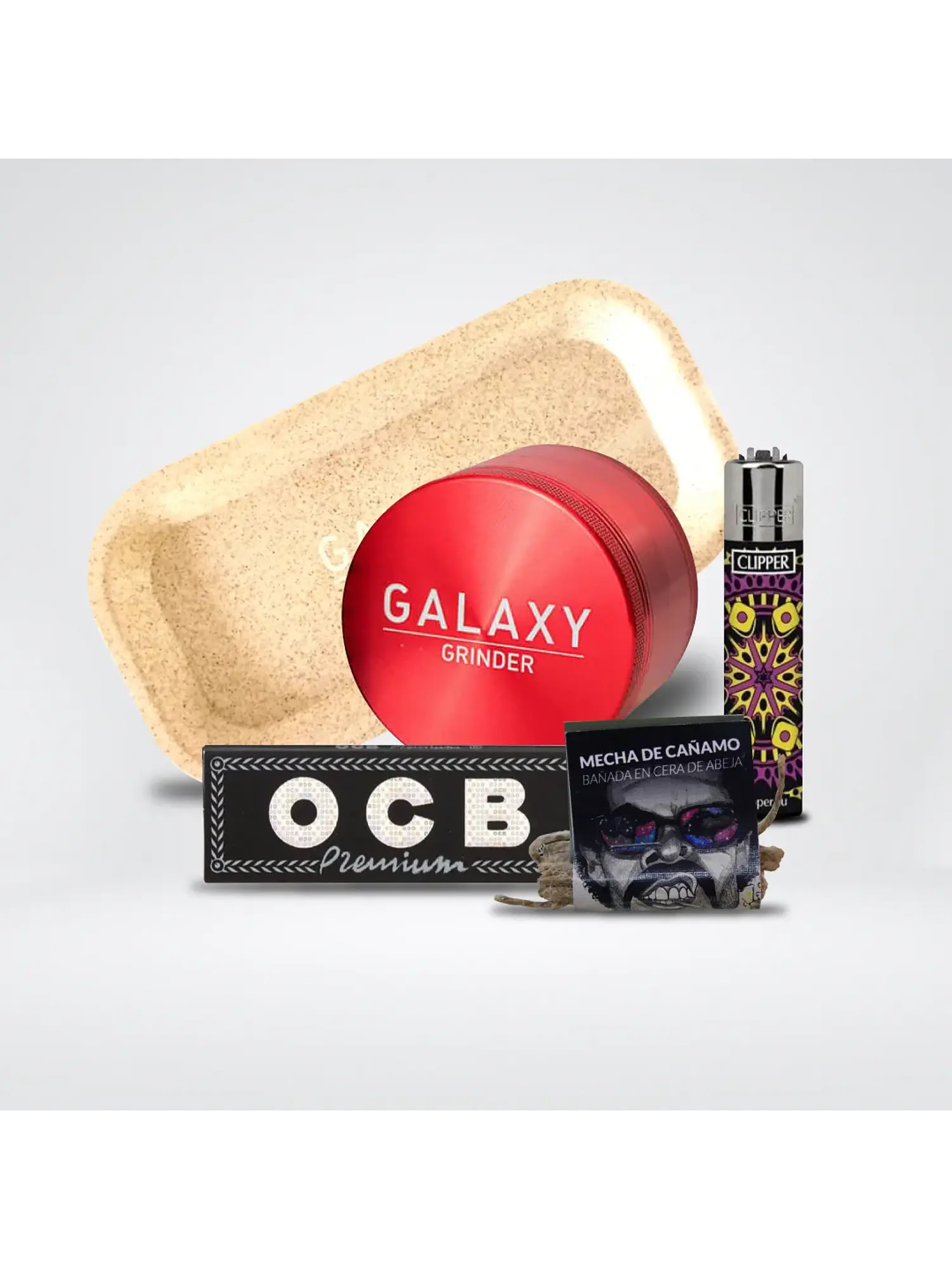 Pack Moledor Aluminio Red 55Mm - Galaxy 1