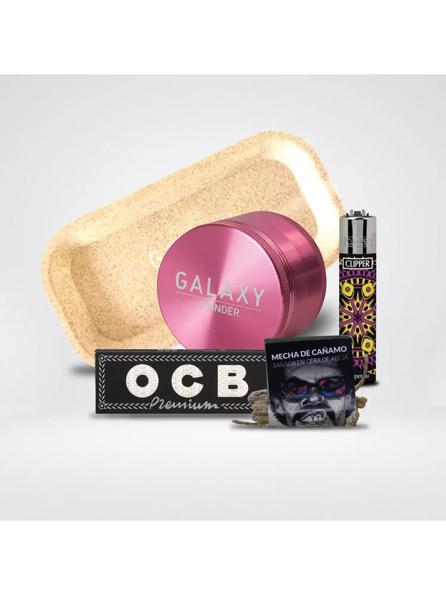 Pack Moledor Aluminio Pink 55Mm - Galaxy 1