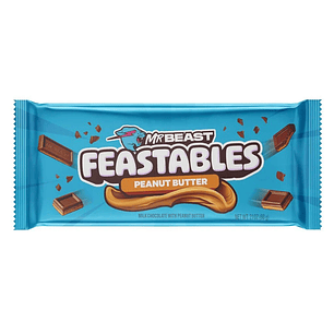 MR. BEAST FEASTABLES PEANUT BUTTER CHOCOLATE BAR 60GR