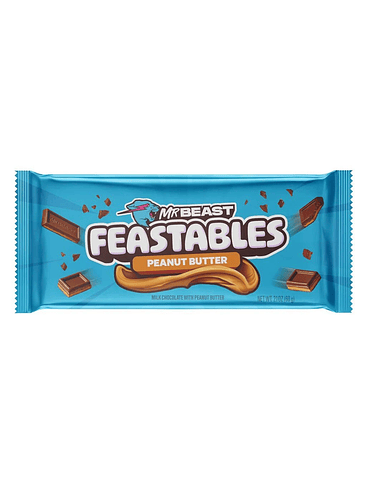 MR. BEAST FEASTABLES PEANUT BUTTER CHOCOLATE BAR 60GR 1