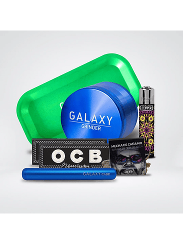 PACK MOLEDOR ALUMINIO CASE AZUL 63MM - GALAXY 1