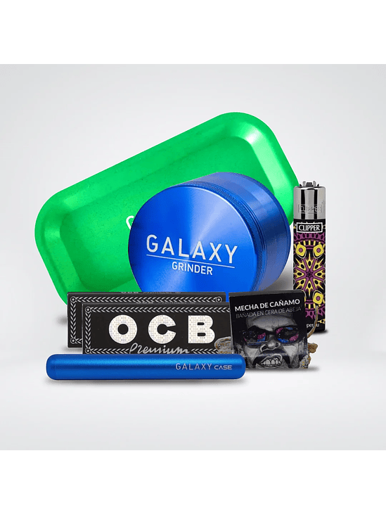 PACK MOLEDOR ALUMINIO CASE AZUL 63MM - GALAXY 1