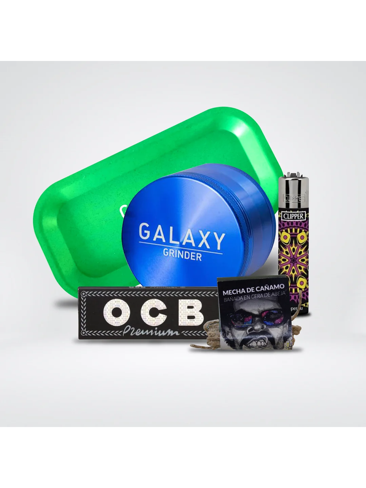 Pack Moledor Aluminio Blue 63Mm - Galaxy 1