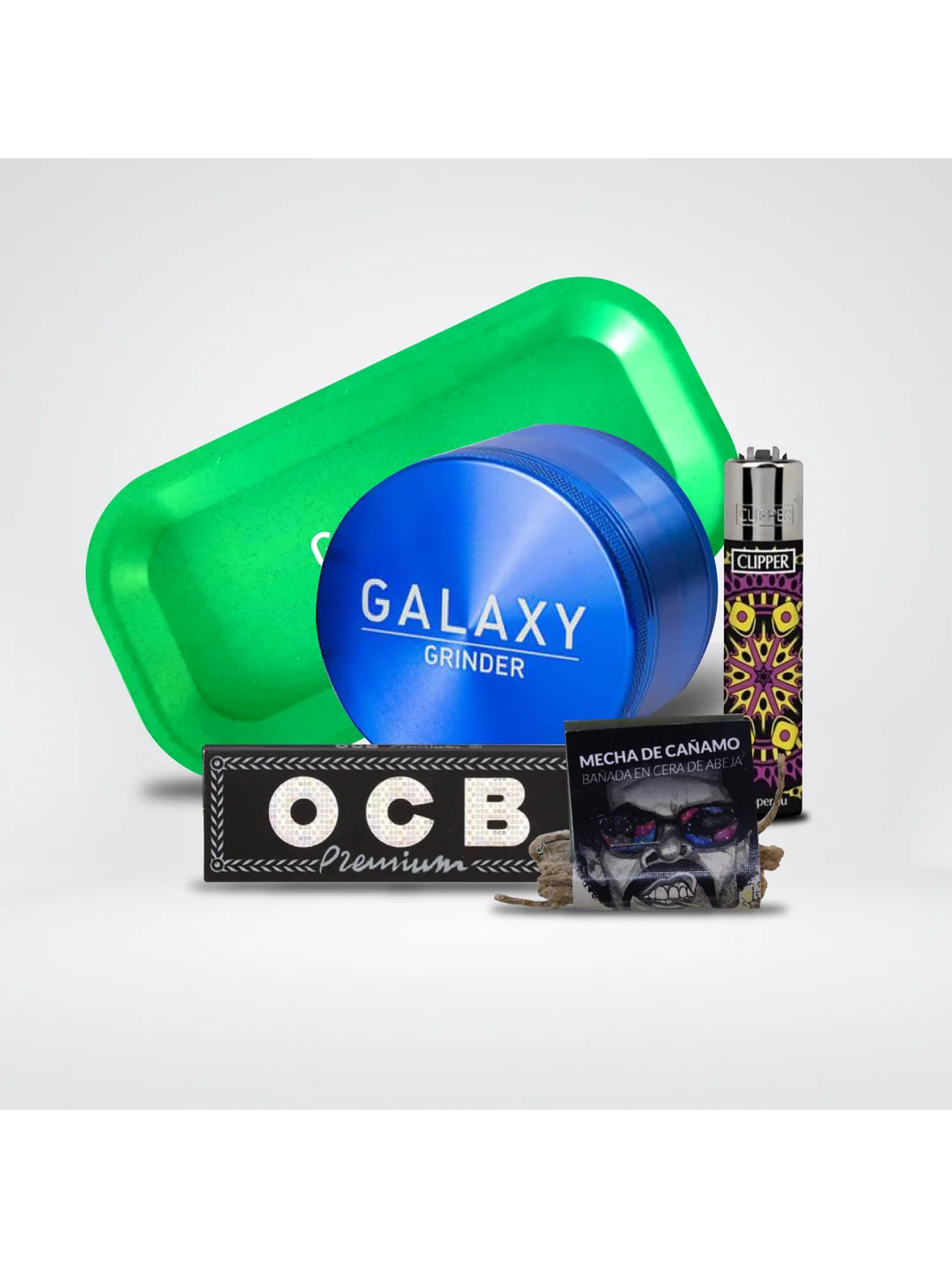 Pack Moledor Aluminio Blue 63Mm - Galaxy 1