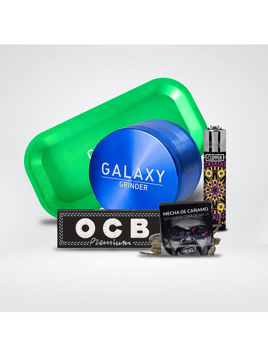 Pack Moledor Aluminio Blue 63Mm - Galaxy 1