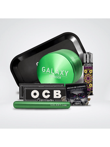 PACK MOLEDOR ALUMINIO CASE GREEN 63MM- GALAXY 1