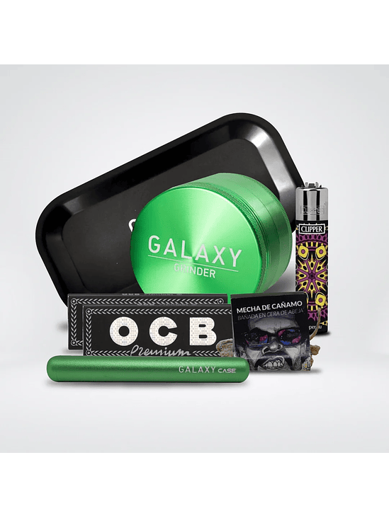 PACK MOLEDOR ALUMINIO CASE GREEN 63MM- GALAXY 1