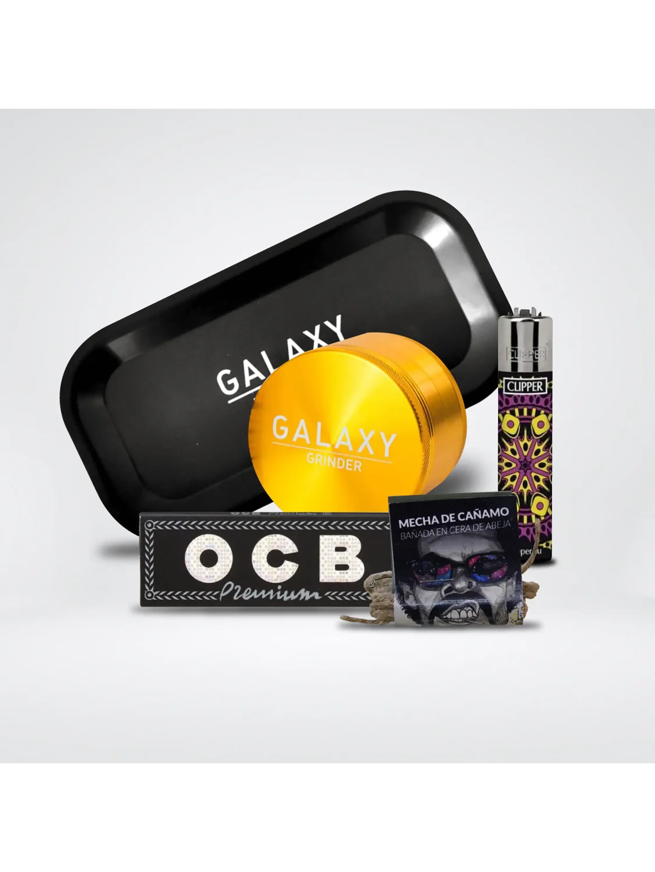 Pack Moledor Aluminio Gold 38Mm - Galaxy 1