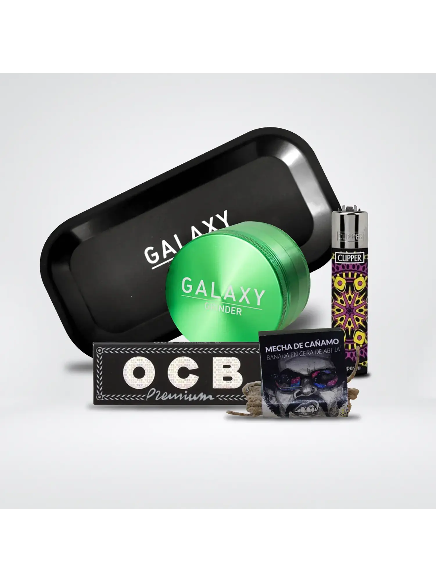 Pack Moledor Aluminio Green 38Mm - Galaxy 1