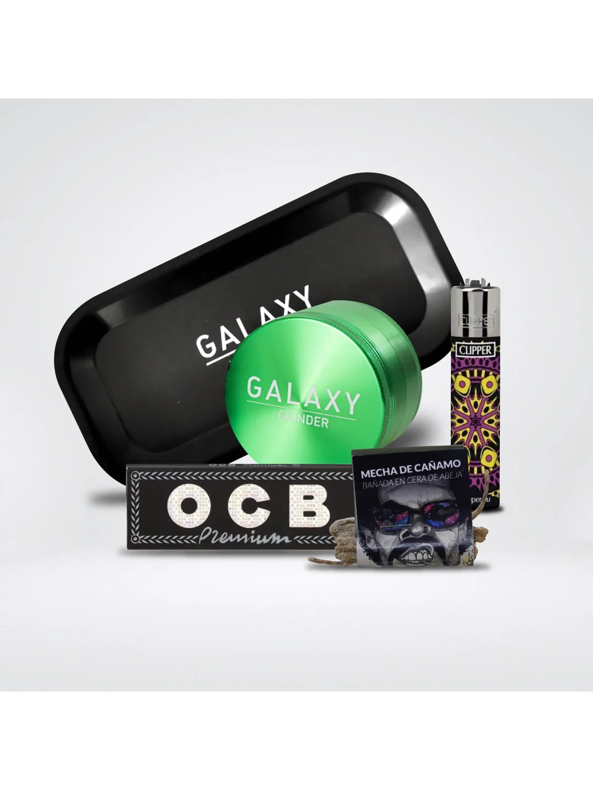 Pack Moledor Aluminio Green 38Mm - Galaxy 1