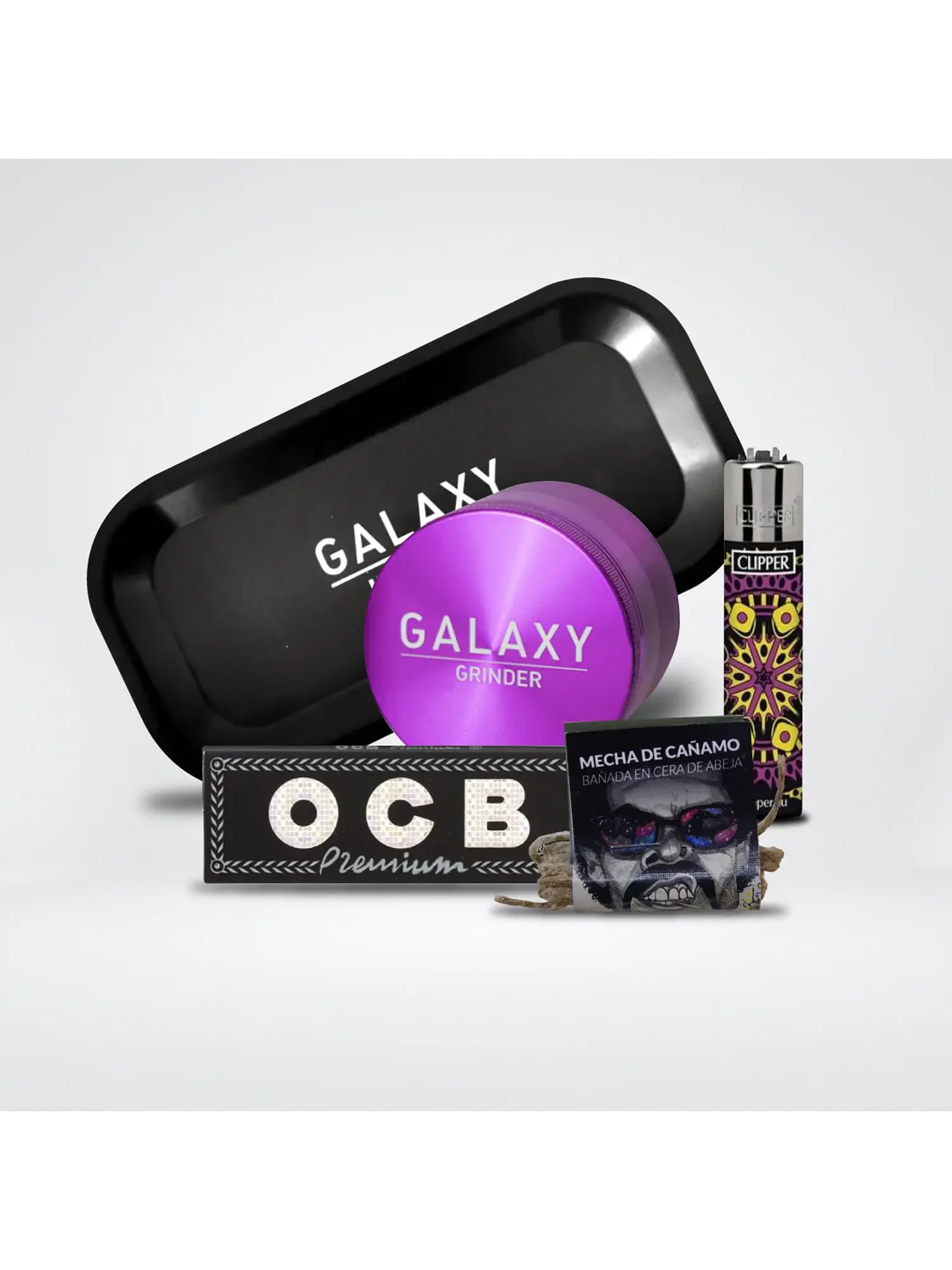 Pack Moledor Aluminio Purple 38Mm - Galaxy 1