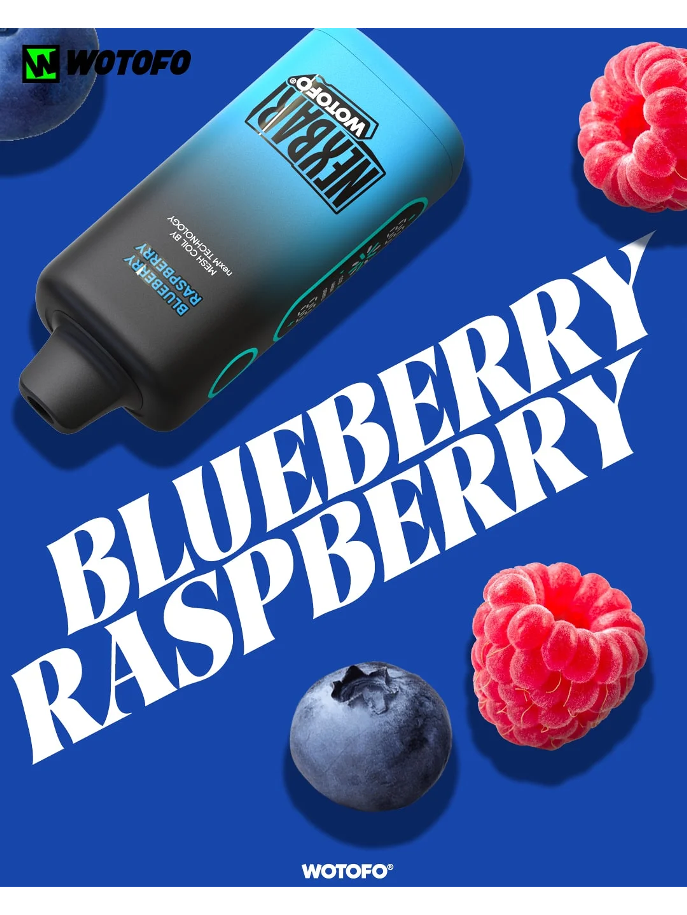 Vaporizador Nexbar 25000 Blueberry Rasperry-Wotofo 1