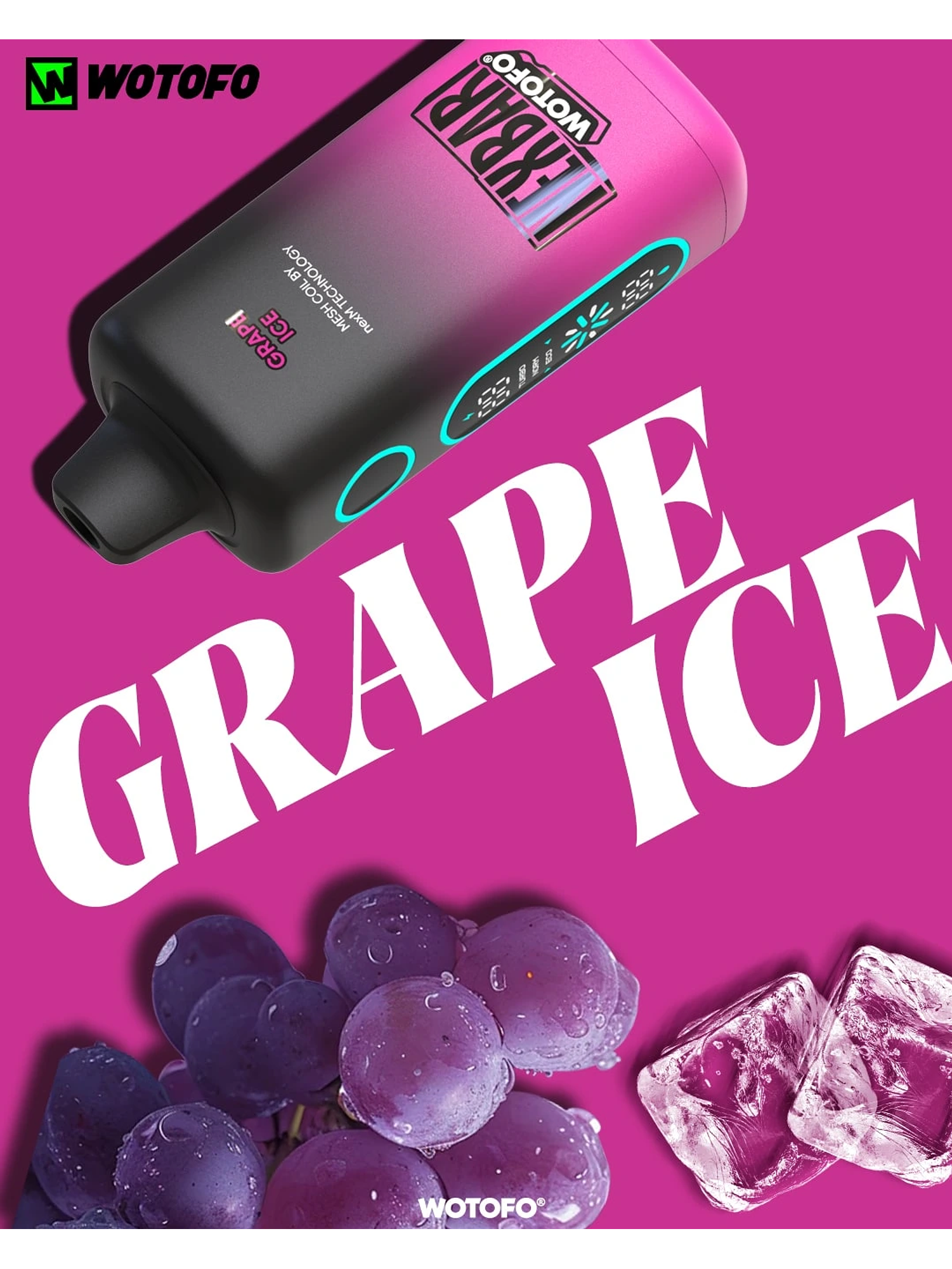 Vaporizador Nexbar 25000 Grape Ice-Wotofo 1