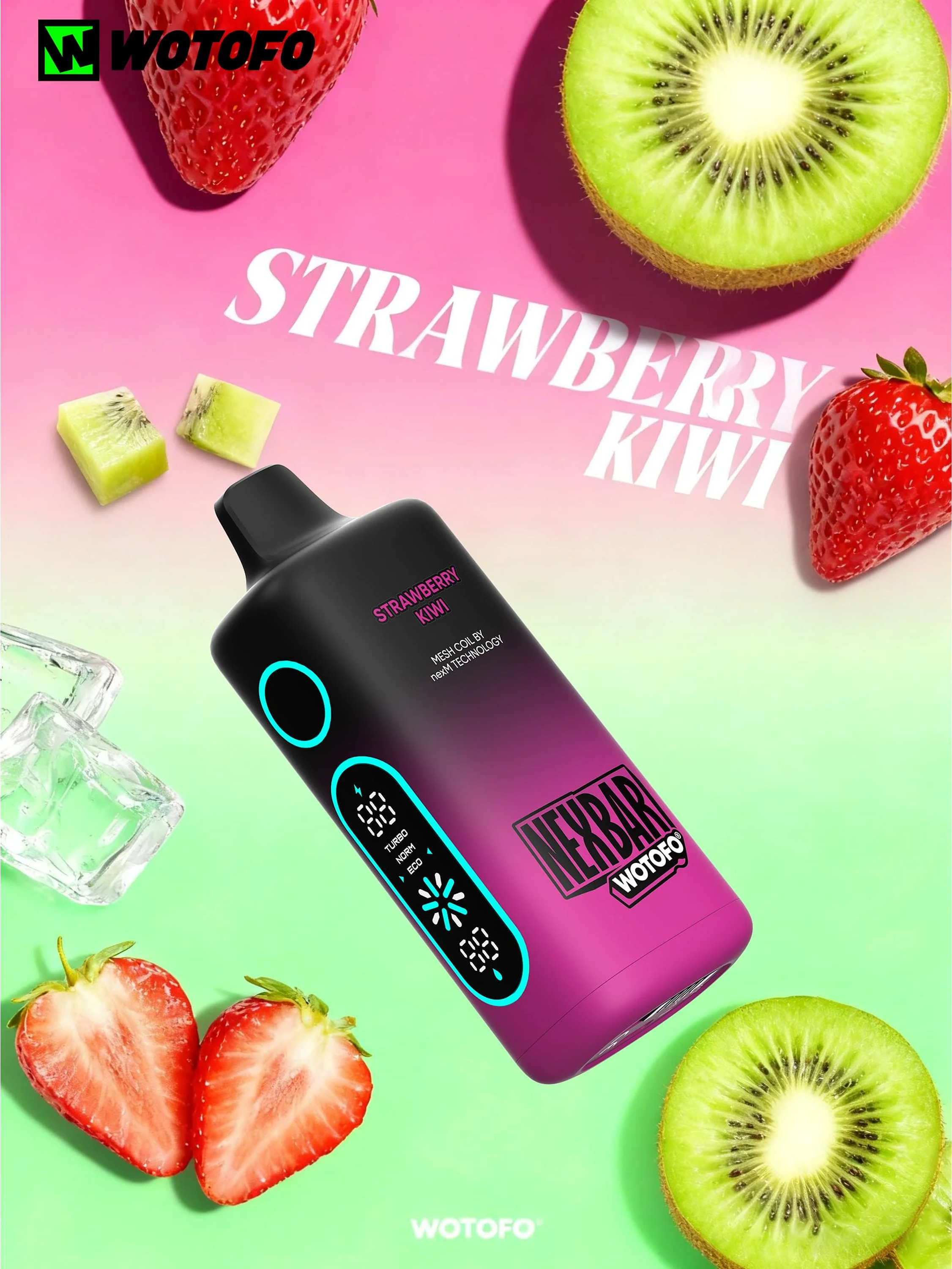 Vaporizador Nexbar 25000 Strawberry Kiwi-Wotofo 1