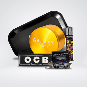 Pack Moledor Aluminio Blue 63Mm - Galaxy