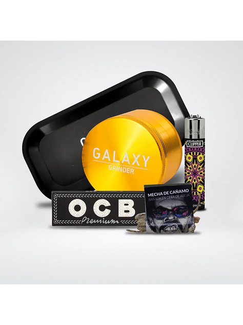 Pack Moledor Aluminio Blue 63Mm - Galaxy 2