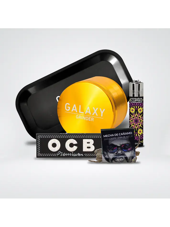 Pack Moledor Aluminio Blue 63Mm - Galaxy 2