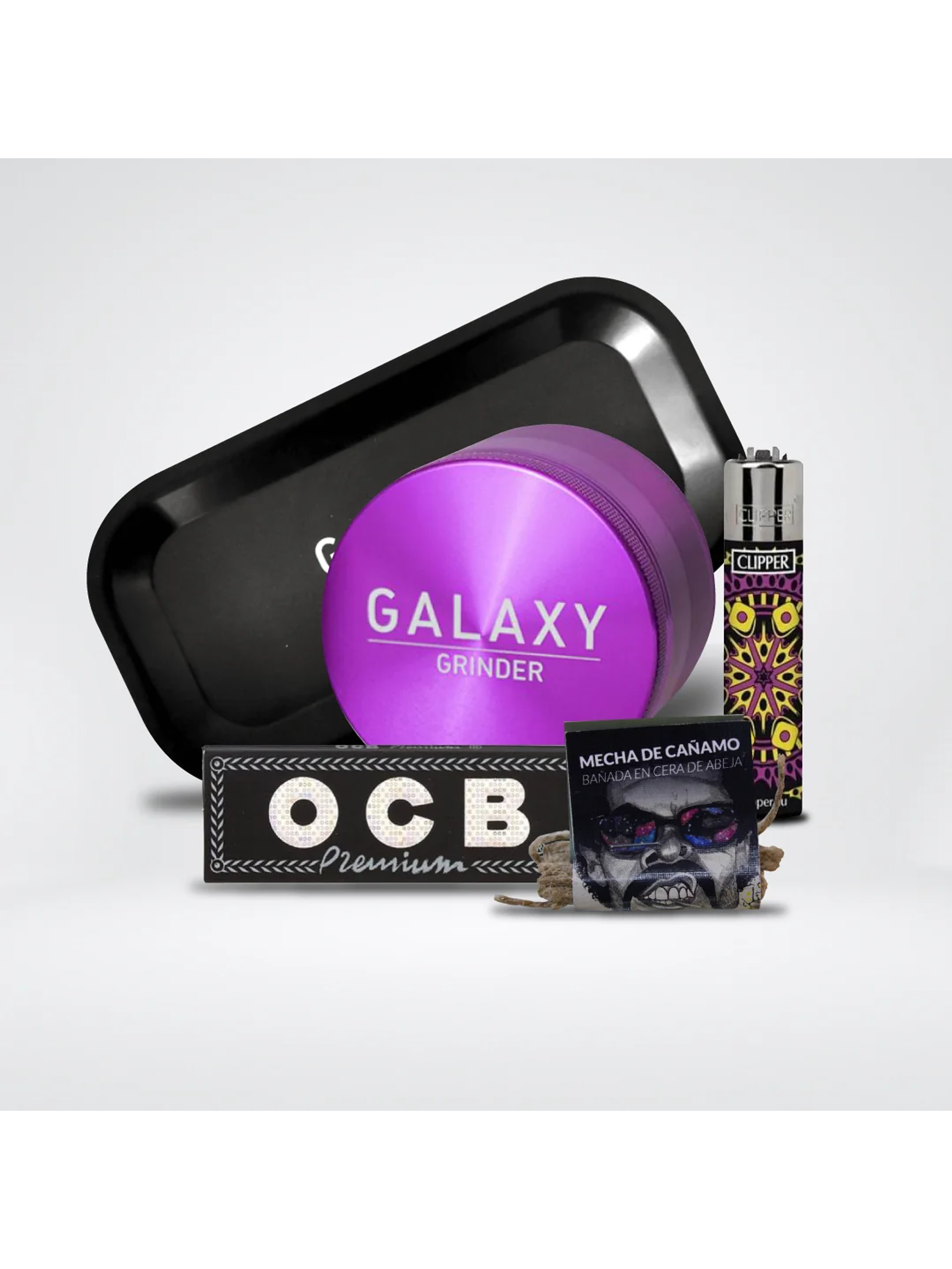 Pack Moledor Aluminio Blue 63Mm - Galaxy 3