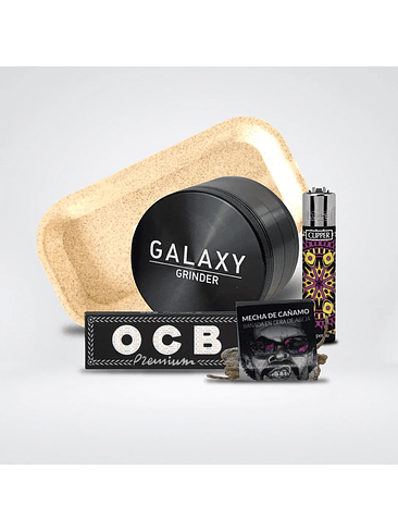 Pack Moledor Aluminio Blue 63Mm - Galaxy 4