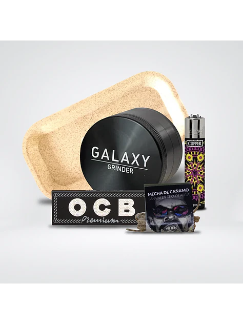 Pack Moledor Aluminio Blue 63Mm - Galaxy 4