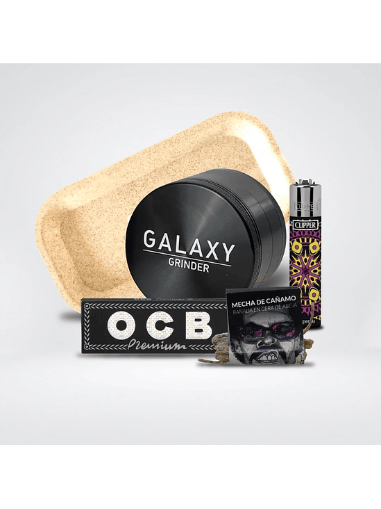 Pack Moledor Aluminio Blue 63Mm - Galaxy 4