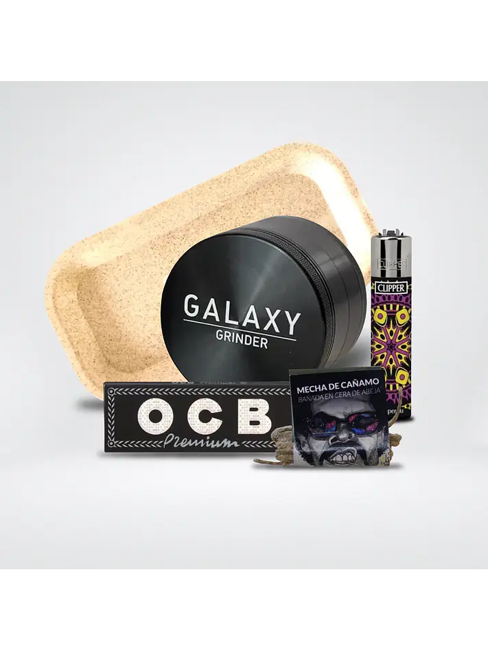 Pack Moledor Aluminio Blue 63Mm - Galaxy 4