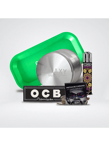 Pack Moledor Aluminio Blue 63Mm - Galaxy 5