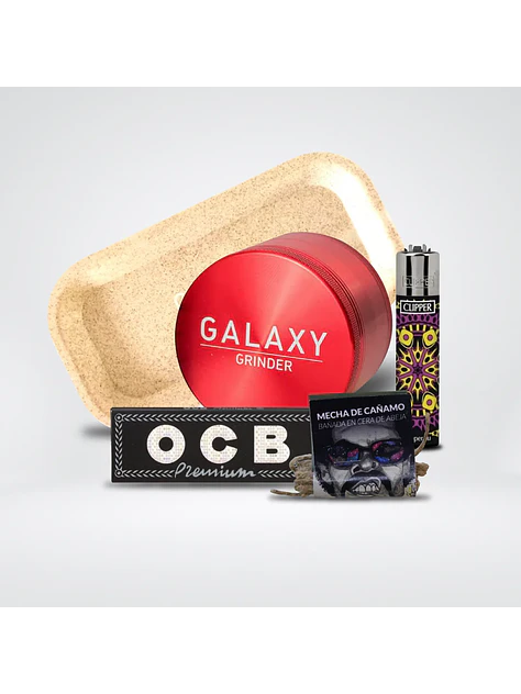 Pack Moledor Aluminio Blue 63Mm - Galaxy 6