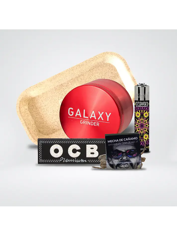 Pack Moledor Aluminio Blue 63Mm - Galaxy 6