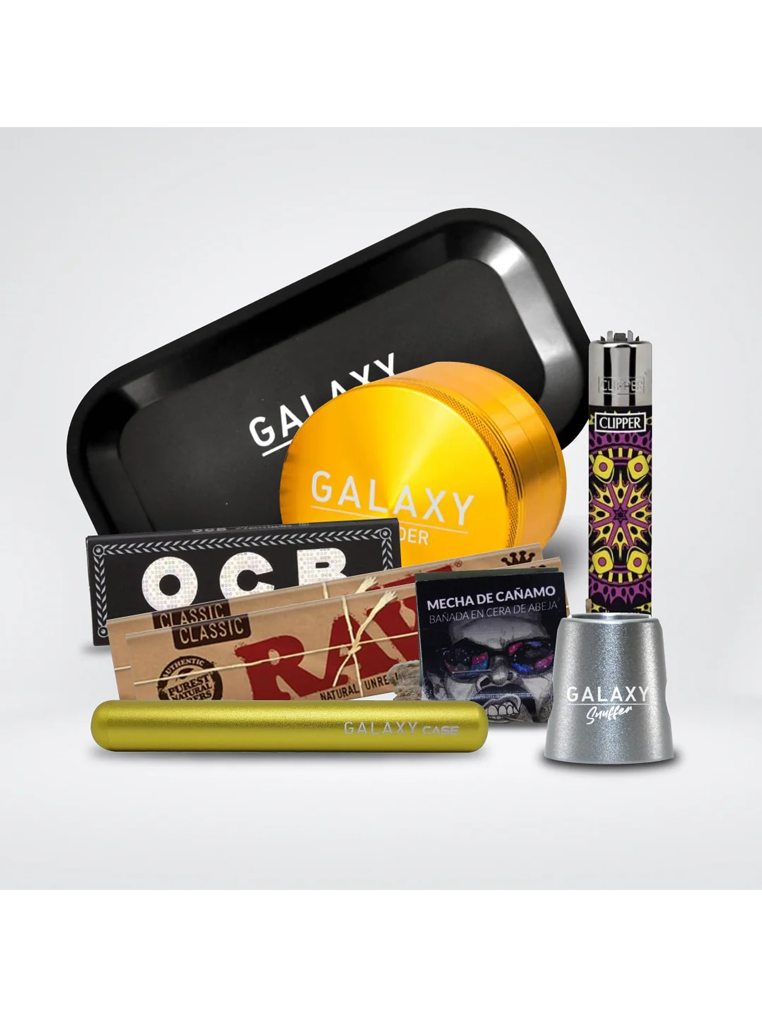 Pack Moledor Aluminio Pro Blue 55Mm-Galaxy 2