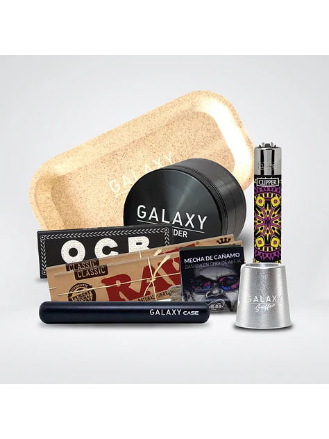 Pack Moledor Aluminio Pro Blue 55Mm-Galaxy 4