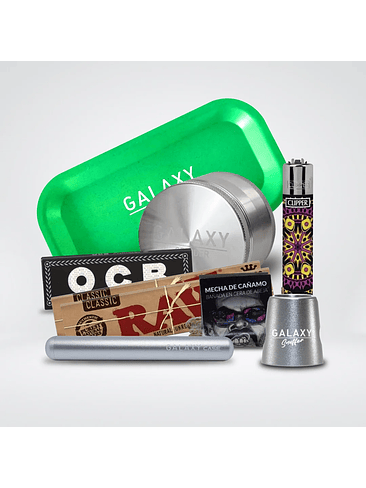 Pack Moledor Aluminio Pro Blue 55Mm-Galaxy 5