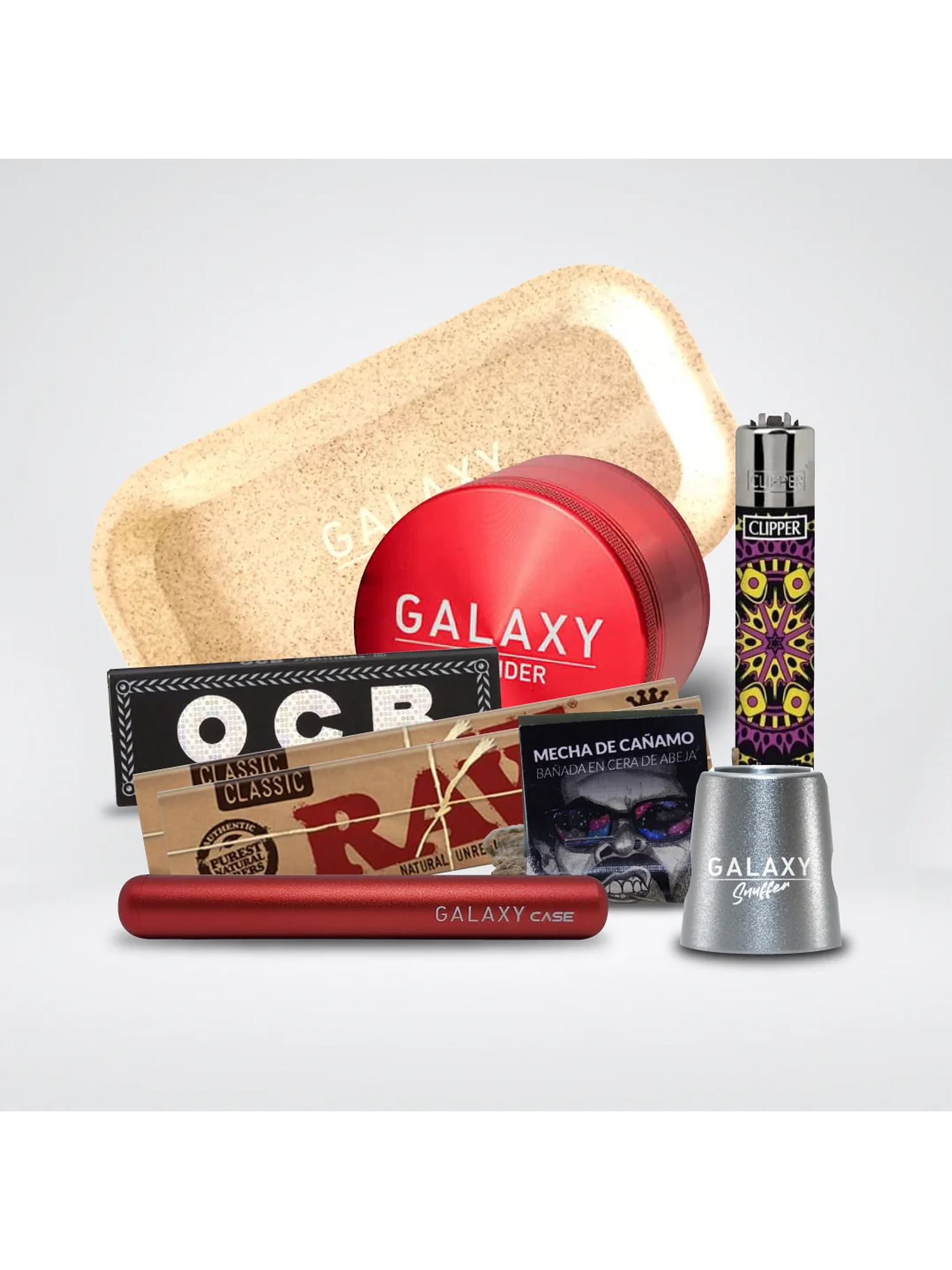 Pack Moledor Aluminio Pro Blue 55Mm-Galaxy 6