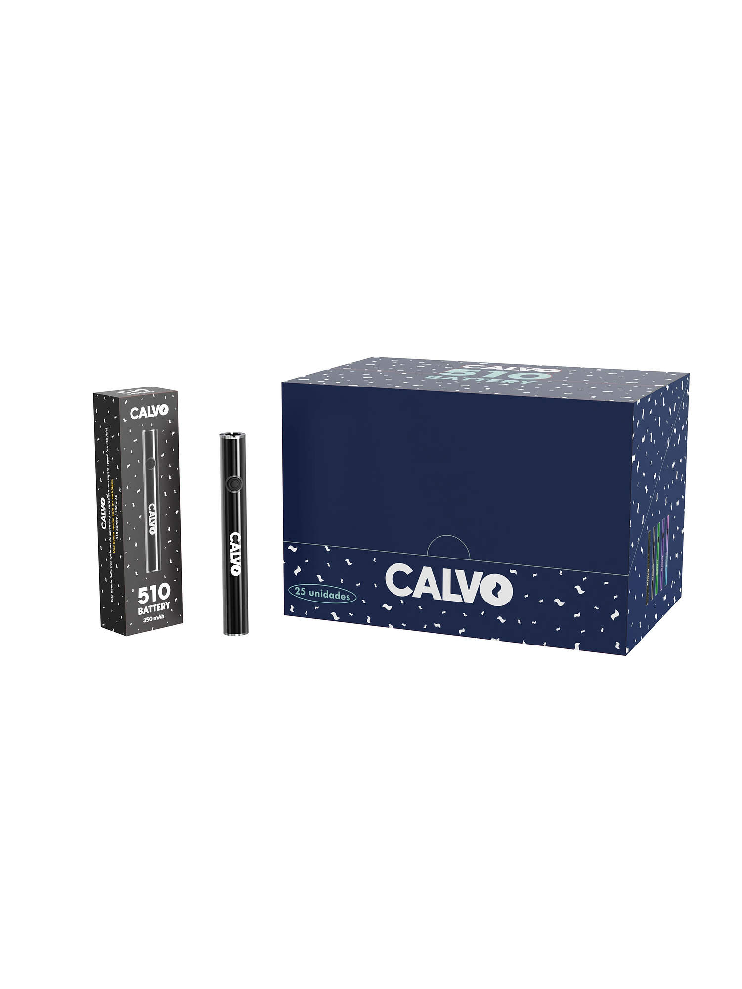 Bateria 510 350Mah Purple-Calvo Glass 2