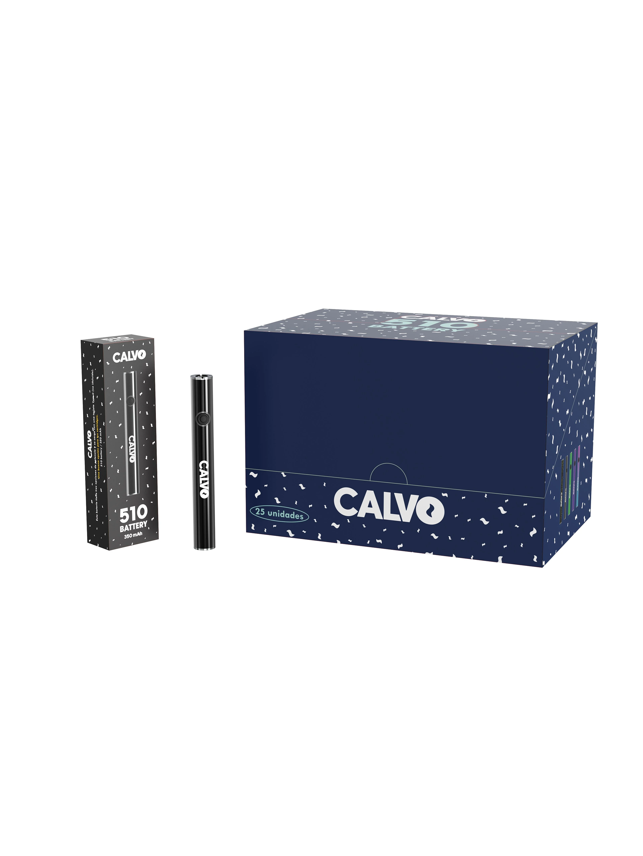 Bateria 510 350Mah Purple-Calvo Glass 2