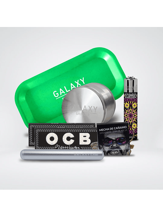 Pack Moledor Aluminio Case Azul 38Mm -Galaxy 5