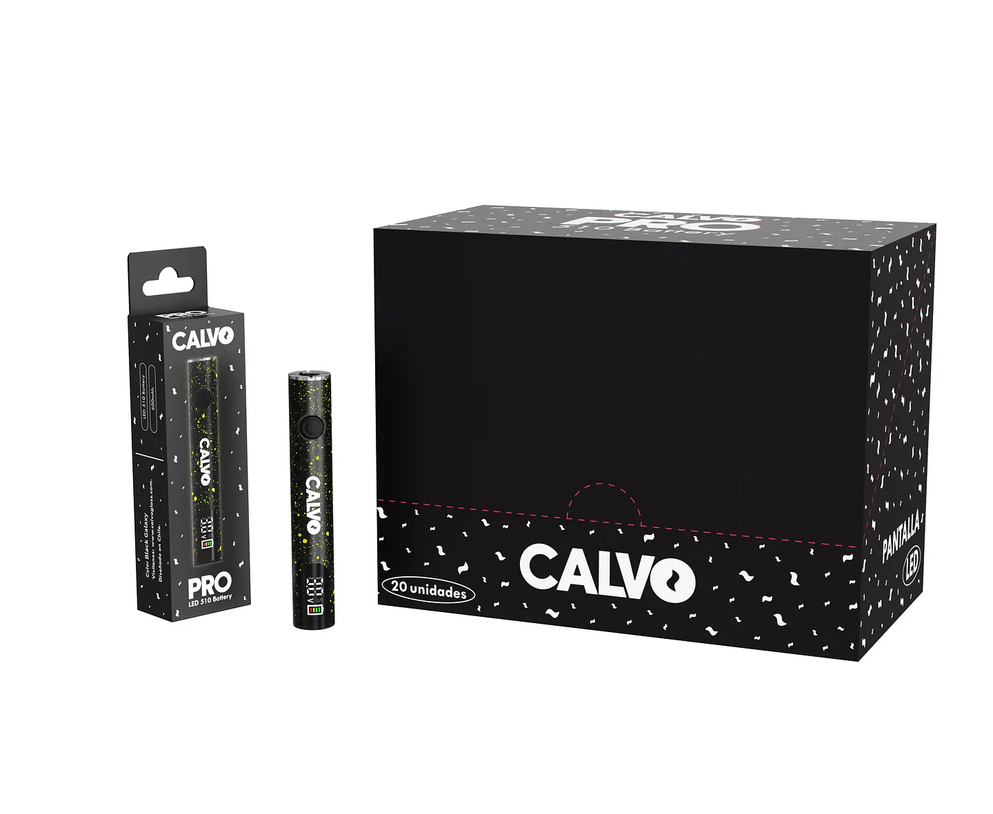 Bateria 510 Led 400Mah -Calvo Glass (Color a elección) 2