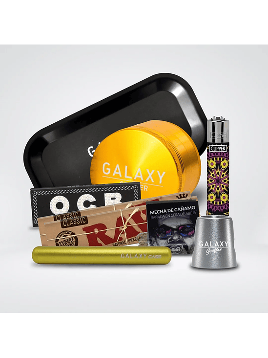 Pack Moledor Aluminio Pro Blue 63Mm-Galaxy 2