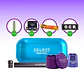 Pack Moledor Aluminio Pro Blue 63Mm-Galaxy - Miniatura 3