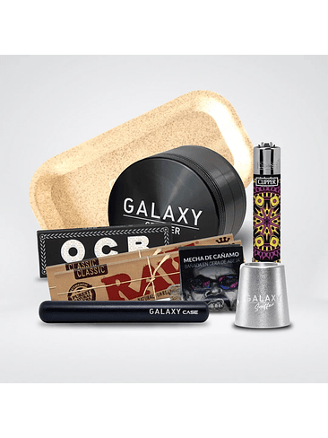 Pack Moledor Aluminio Pro Blue 63Mm-Galaxy 4