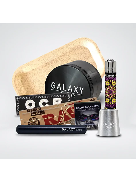 Pack Moledor Aluminio Pro Blue 63Mm-Galaxy 4