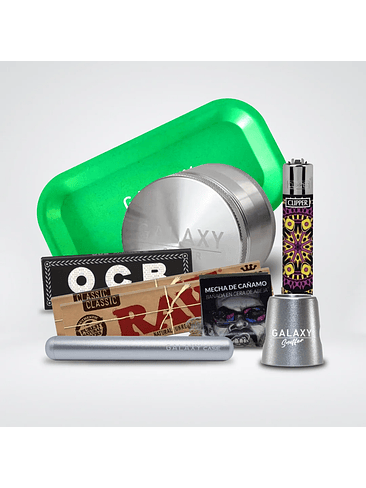 Pack Moledor Aluminio Pro Blue 63Mm-Galaxy 5