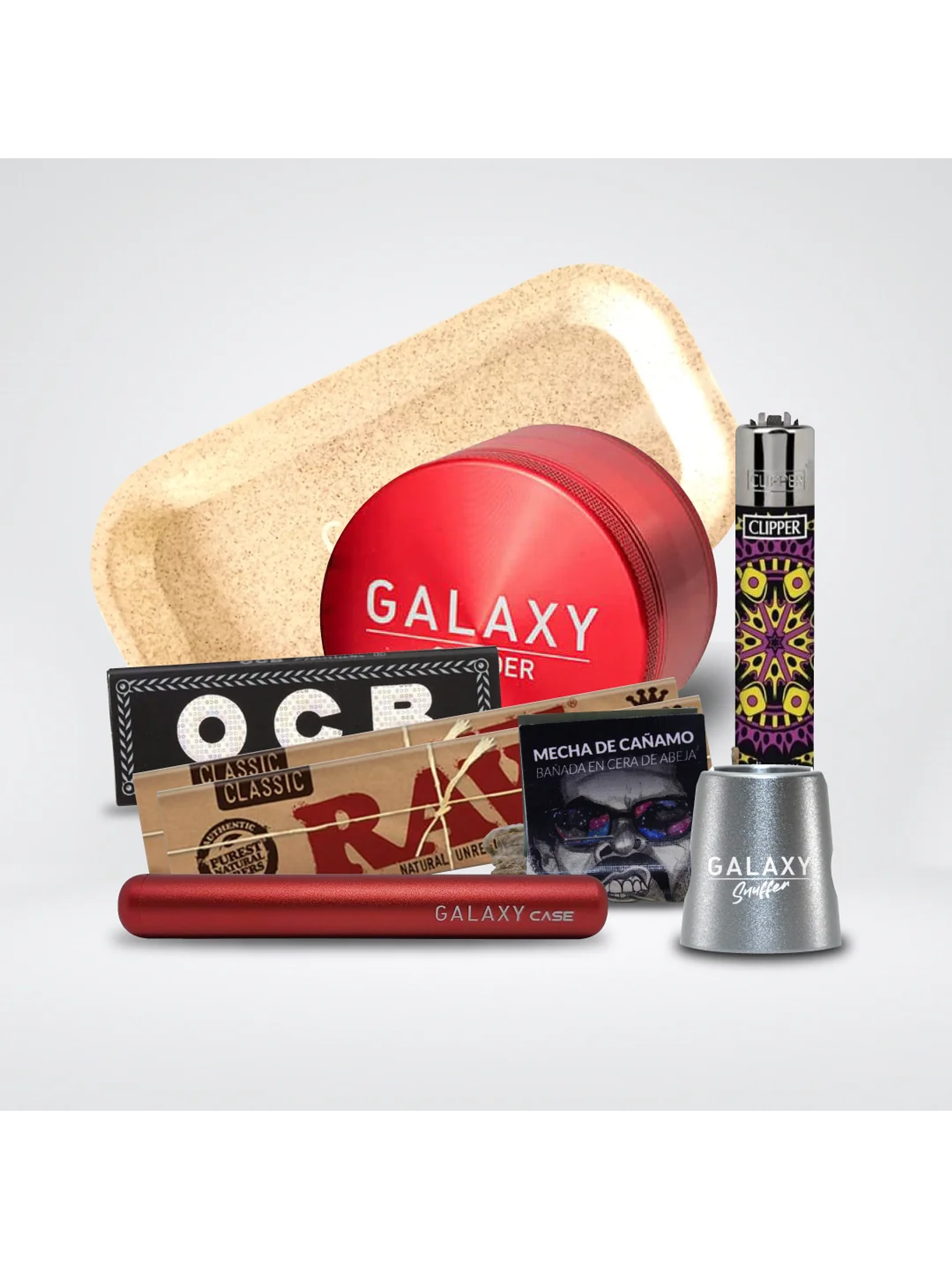 Pack Moledor Aluminio Pro Blue 63Mm-Galaxy 6