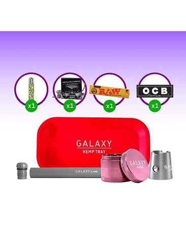 Pack Moledor Aluminio Pro Blue 63Mm-Galaxy 7